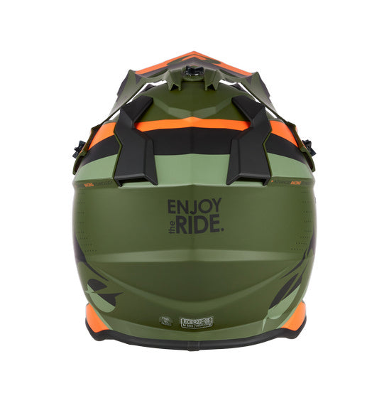O'Neal 2SRS SPYDE V.23 Helmet - Green/Black/Orange
