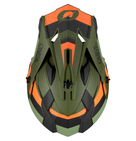 O'Neal 2SRS SPYDE V.23 Helmet - Green/Black/Orange